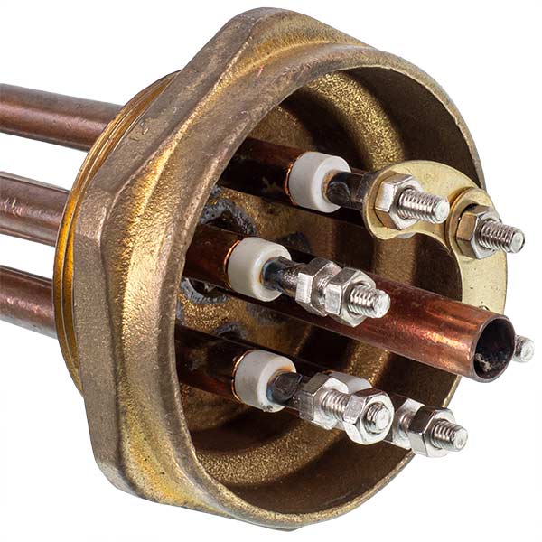 Electric Boiler Block of Heating Elements 12kW 220V L=425mm nut 2" SANAL