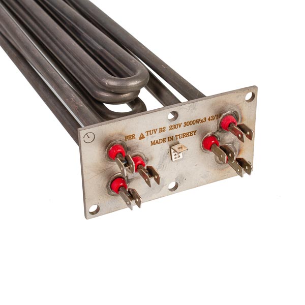 Electric Boiler Block of Heating Elements 9kW 220V L=385mm flange 105x55mm