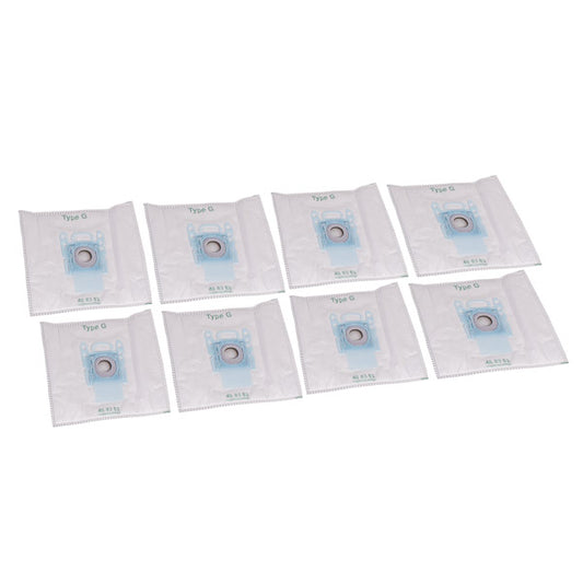 Microfiber dust bag set Type G ALL (8pcs) BBZ41FGALL  for vacuum cleaner Compatible with Bosch 17000940