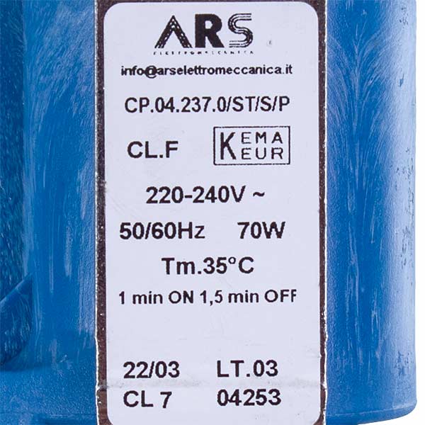 Coffee Maker Pump 70W ARS Type CL7