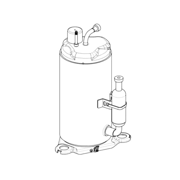 AEG 140049264017 Compressor 39F0H3B for Tumble Dryer