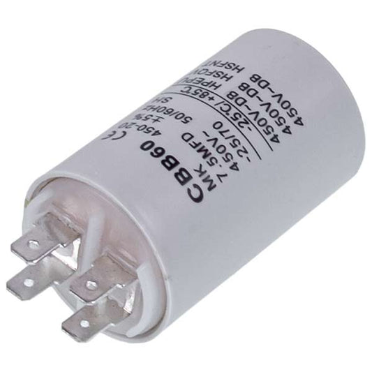 Washing Machine Capacitor CBB60 7.5uF 450V
