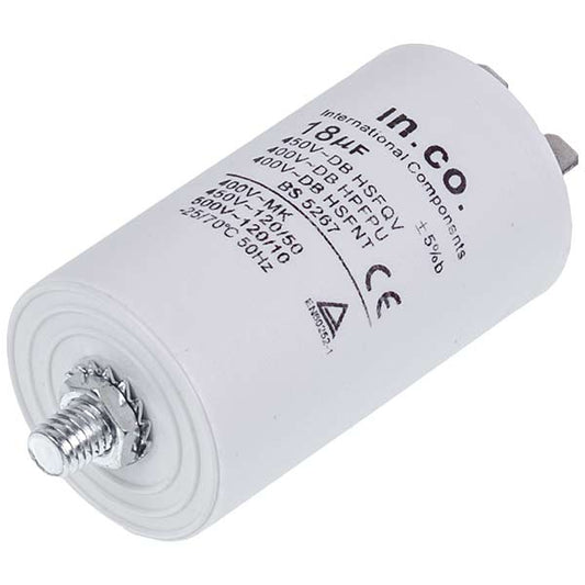 Mondo Washing Machine Capacitor CBB60 18uF 450V