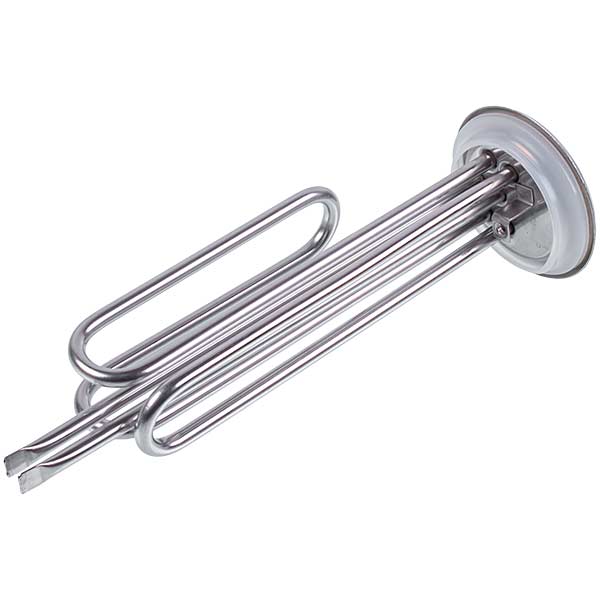 Water Heater Element FERROLI 1500+1000W (stainless steel) L=300mm, flange 92mm (under anode M6)