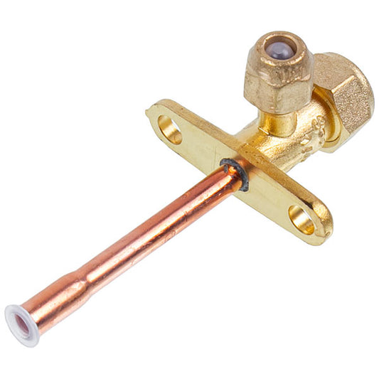 Air Conditioner Service Tap (port) 1/4" straight