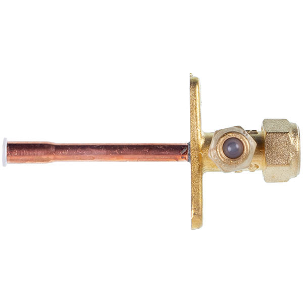 Air Conditioner Service Tap (port) 1/4" straight