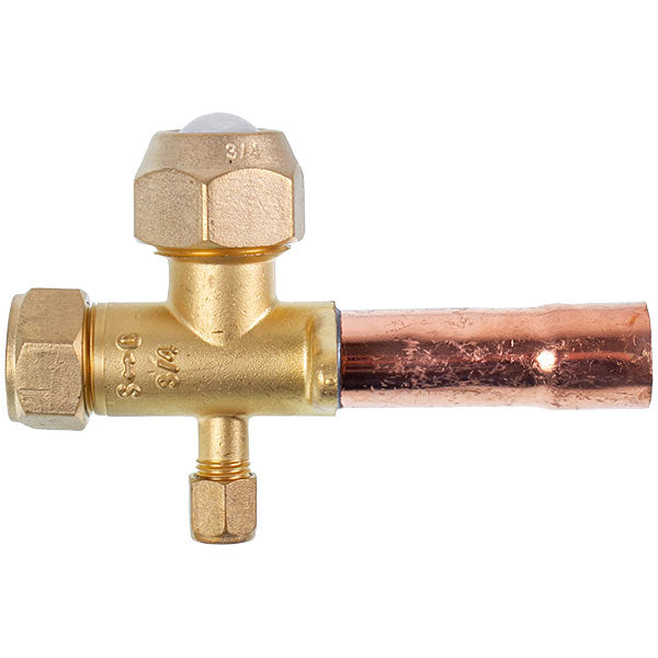 Air Conditioner Service Tap (port) 3/4" straight