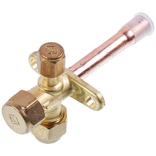 Air Conditioner Service Tap (port) 3/8" straight