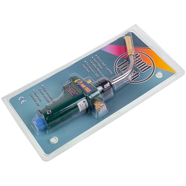 Gas Hand Burner RTM 027 (10mm, for MAP-gas, with piezo ignition)