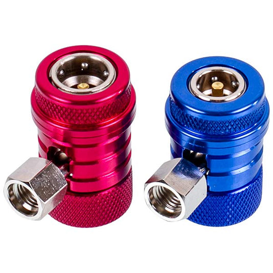 Filling Couplings Set (low + high pressure) VALUE VHF-SY quick release R1234 (M12*1.5)