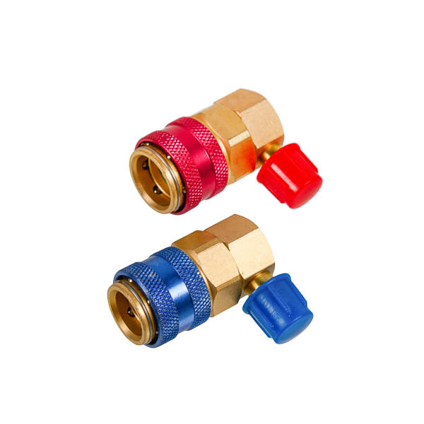 Filling Couplings (2pcs) for car air conditioner QC-12A 1/4"