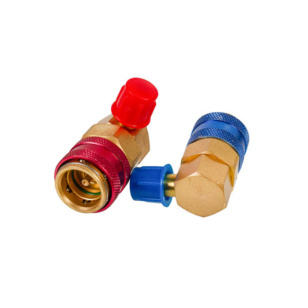 Filling Couplings (2pcs) for car air conditioner QC-12A 1/4"