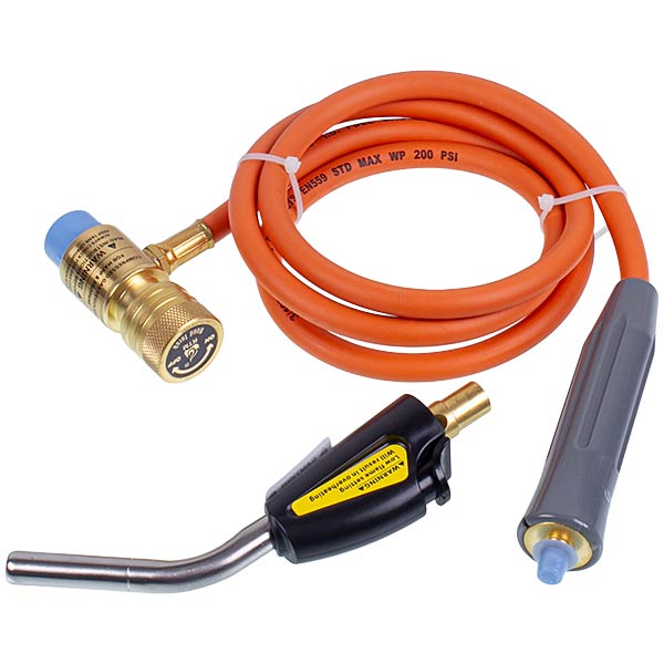 Gas Hand Burner HT-3S (HT 1S 660) (for MAPP-gas, with piezo ignition and hose)
