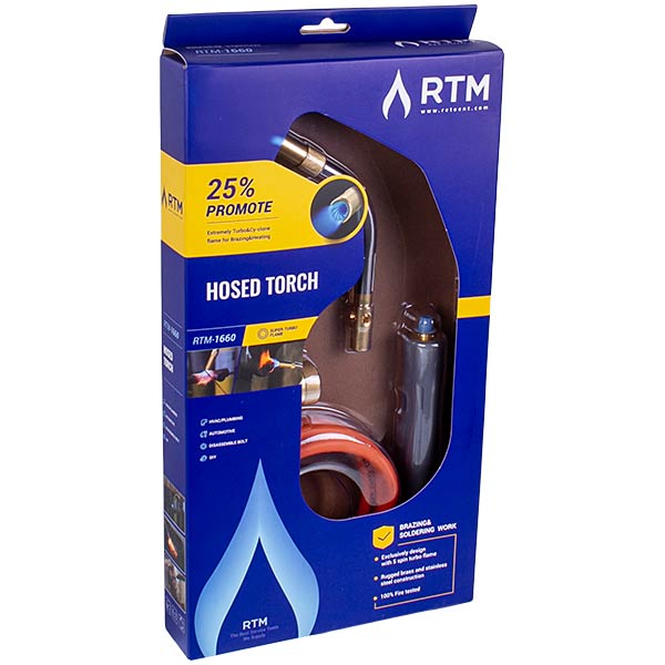 Gas Hand Burner RTM 1660 (for MAPP-gas, with hose)