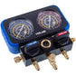 Manometric manifold 2-valves VALUE  VRM2-B-501 NAVTEK + hoses 3 pcs x1500mm