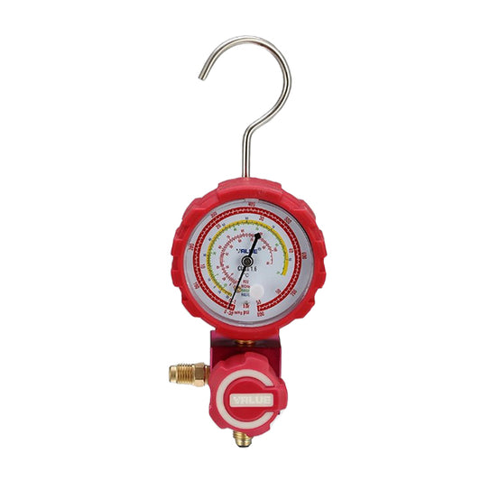 Manometric manifold 1-valve VALUE VMG-1-S-H Type 2 (R410 R407 R22 R134) high pressure