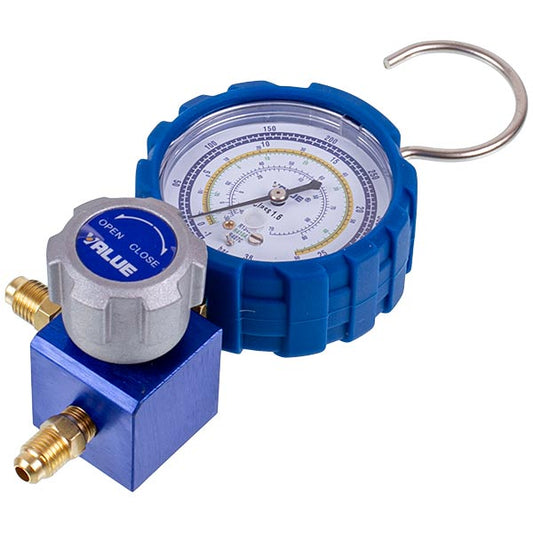 Manometric manifold 1-valve VALUE  VMG -1-U-L Type 2 (R410 R407 R22 R134)