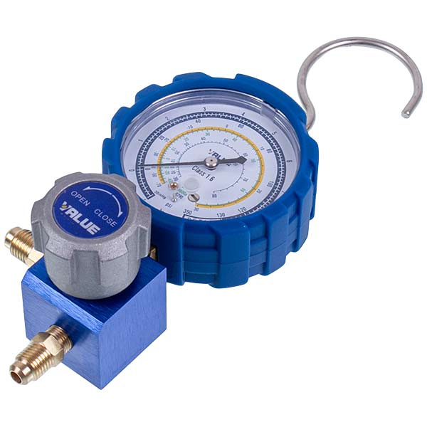 Manometric manifold 1-valve VALUE VMG -1-U-L (R600 R600a R290)