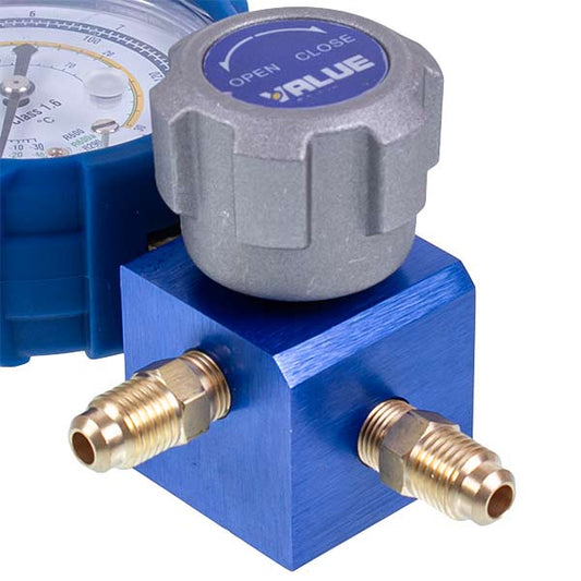 Manometric manifold 1-valve VALUE VMG -1-U-L (R600 R600a R290)