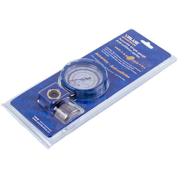 Manometric manifold 1-valve VALUE  VMG -1-S-L Type 2  (R404 R407 R22 R134)
