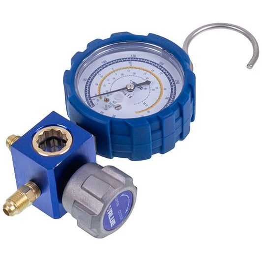Manometric manifold 1-valve VALUE  VMG -1-S-L Type NEW (R32 R22 R410a) low pressure