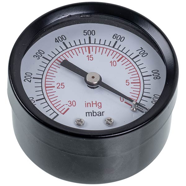 Manometer (vacuum gauge) VALUE  310500106 (D=50mm, rear connection)