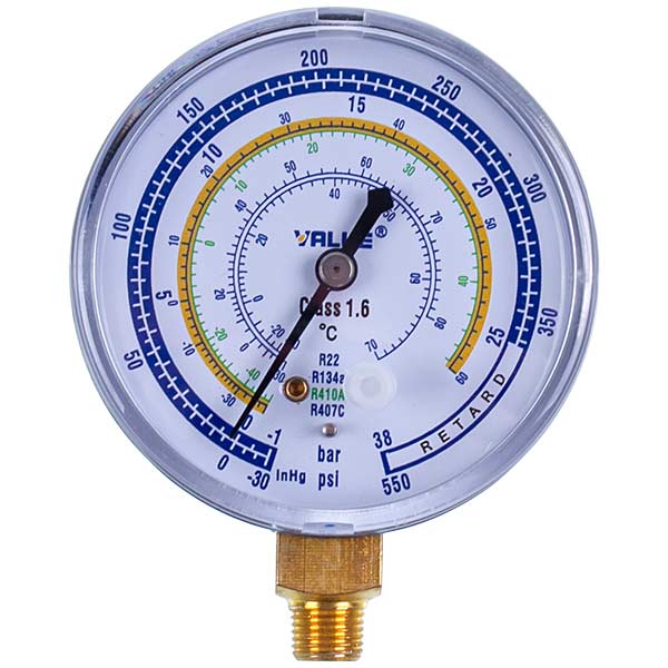 Low pressure gauge CBL VALUE  (D =68mm, R22 R134 R410 R407)