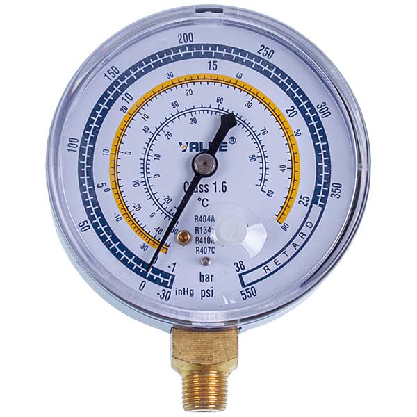 Low pressure gauge EBL VALUE  (D =68mm, R404 R134 R410 R407)
