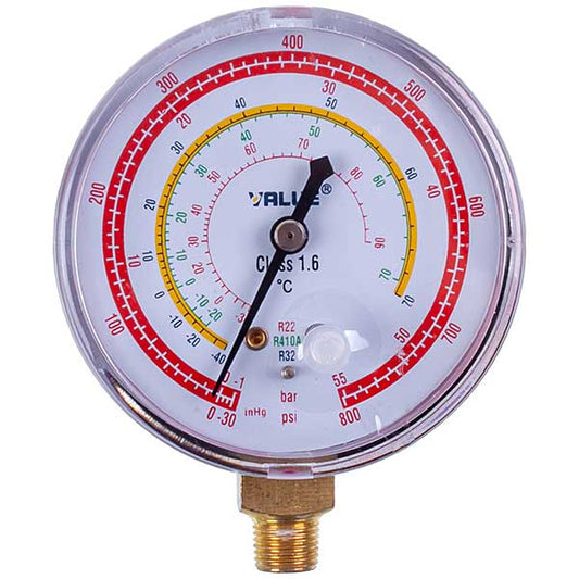 High pressure gauge GBH (D =68mm, R22 R410a R32) VALUE