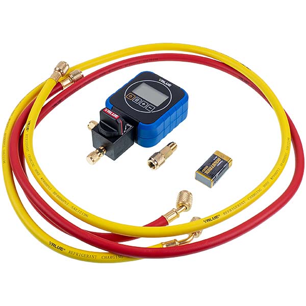 Manometric manifold 1-valve VALUE VRM1-0101 NAVTEK (electronic pressure gauge)