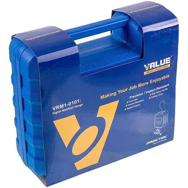Manometric manifold 1-valve VALUE VRM1-0101 NAVTEK (electronic pressure gauge)