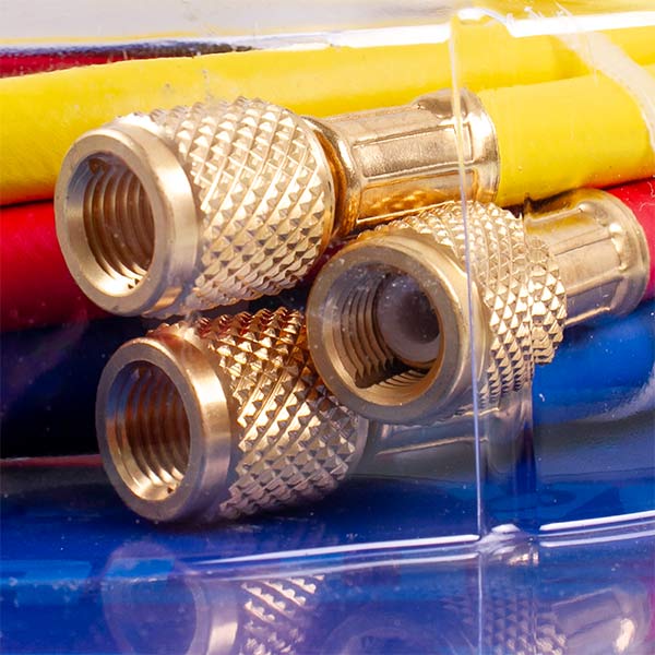 Filling hose set VALUE  (3 pcs.x1500mm 1/4'' SAEx1/4'' SAE) for R22 freon