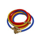 Filling hose set VALUE  (3 pcs.x900mm 1/4'' SAEx1/4'' SAE) for R22 freon