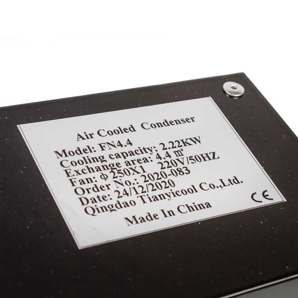 Condenser (heat exchanger) with fan CD-4.4 1,3kW H=280mm L=360mm