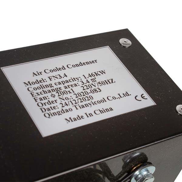 Condenser (heat exchanger)  with fan CD-3.4 1kW H=230mm L=320mm
