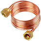 Capillary tube with nut 1/4" L=900mm for temperature control valve