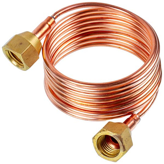 Capillary tube with nut 1/4" L=900mm for temperature control valve