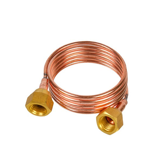 Capillary tube with nut 1/4" L=1000mm ShineYea for temperature control valve