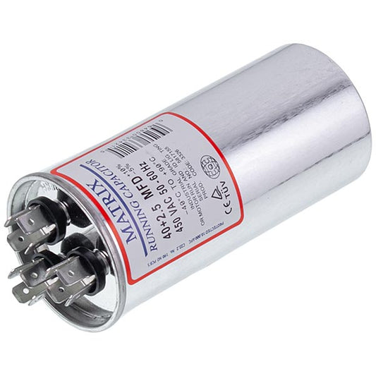 Capacitor 40+2,5uF 450V CBB65