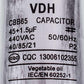 Capacitor VDH  45+1,5uF 450V CBB65