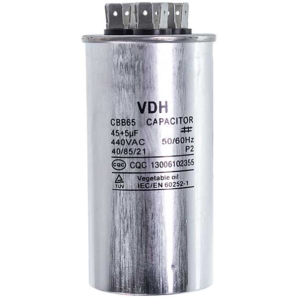 Capacitor VDH 45+5uF 450V CBB65