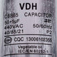 Capacitor CBB65 50+5uF 450V