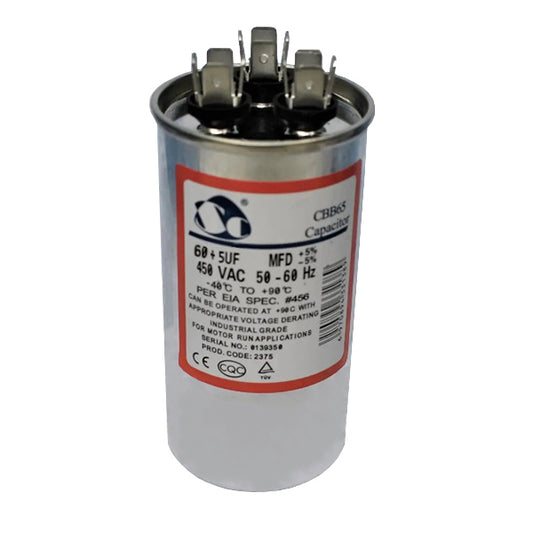 Capacitor CBB65 60+5uF 450V
