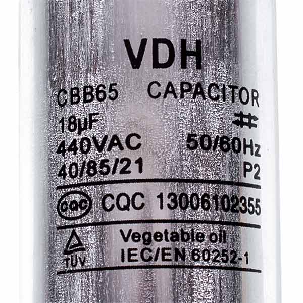 Capacitor 18uF 450V CBB65