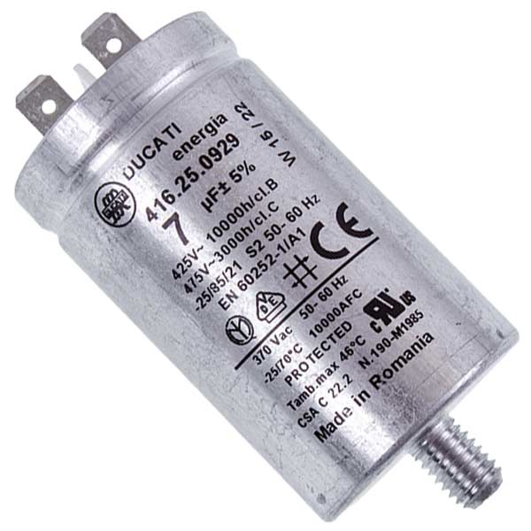 Candy 41039164 Capacitor 7uF for Tumble Dryer