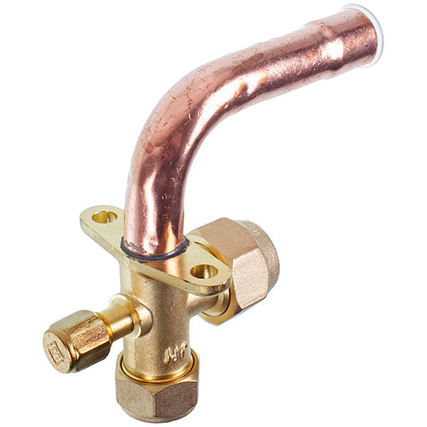 Air Conditioner Service Tap (port) 5/8" angular 90°