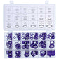 Car Air Conditioning Set of Sealing Rings O-Ring W-8085 (18 types, 270 pcs.)