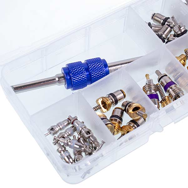 Car Air Conditioning Set of Nipples ST-247  (7 types of 39 spools + screwdriver)