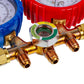 Gauge manifold 2-valve CT-536G  (R12 R22 R404 R134) + hoses 3pcsx900mm