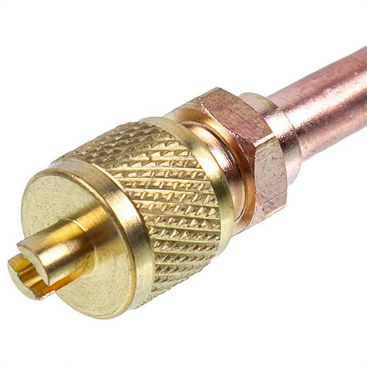 Filling valve Schrader with tube 6x0.55x80mm AVX